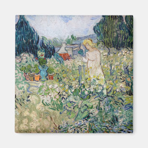 Vincent van Gogh - Miss Gachet in haar tuin Magneet