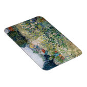 Vincent van Gogh - Miss Gachet in haar tuin Magneet (Rechterzijde)