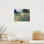 Vincent van Gogh - Miss Gachet in haar tuin Poster (Keuken)