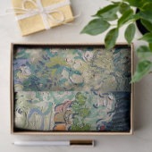 Vincent van Gogh - Miss Gachet in haar tuin Tissuepapier (Geschenk)