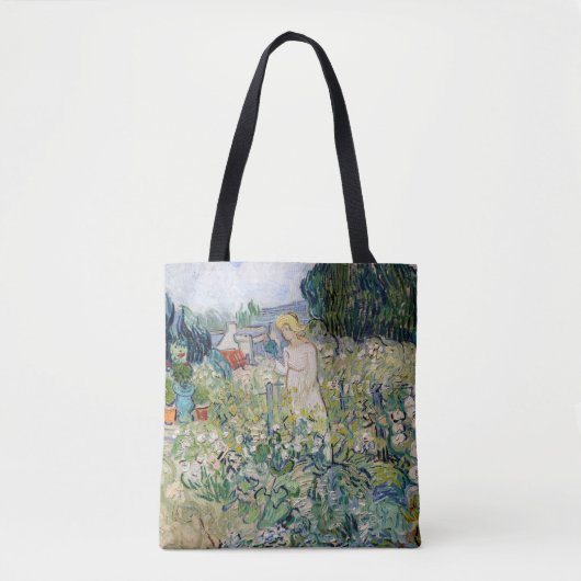 Vincent van Gogh - Miss Gachet in haar tuin Tote Bag (Voorkant)
