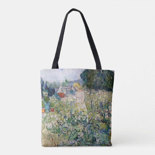 Vincent van Gogh - Miss Gachet in haar tuin Tote Bag (Achterkant)