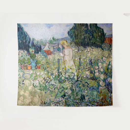 Vincent van Gogh - Miss Gachet in haar tuin Wandkleed (Voorkant (horizontaal))