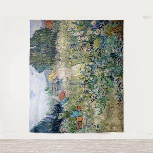 Vincent van Gogh - Miss Gachet in haar tuin Wandkleed (Voorkant)