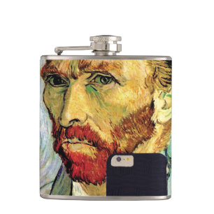 Vincent Van Gogh Mobiele Telefoon Selfie Zelfportr Heupfles