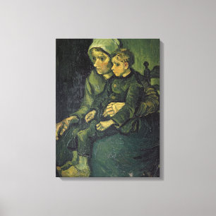 Vincent van Gogh   Moeder en kind, 1885 Canvas Afdruk