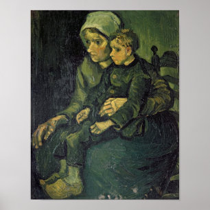 Vincent van Gogh   Moeder en kind, 1885 Poster