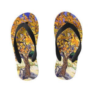 Vincent Van Gogh Moerbeiboom Fijne Kunst Kinder Teenslippers