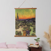 Vincent Van Gogh Moonlit Landschap Hangend Wandkleed (Slaapkamer)