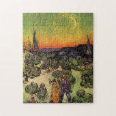 Vincent Van Gogh Moonlit Landschap Legpuzzel (Verticaal)