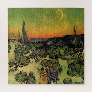 Vincent Van Gogh Moonlit Landschap Legpuzzel