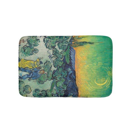 Vincent van Gogh - Moonlit Landschap met Paars Badmat (Voorkant)