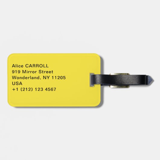 Vincent van Gogh - Moonlit Landschap met Paars Bagagelabel (Achterkant horizontaal)