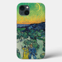 Vincent van Gogh - Moonlit Landschap met Paars