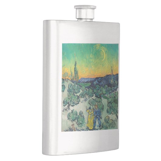 Vincent van Gogh - Moonlit Landschap met Paars Flacon (Rechts)