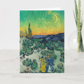 Vincent van Gogh - Moonlit Landschap met Paars Kaart (Voorkant)