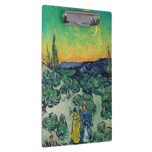 Vincent van Gogh - Moonlit Landschap met Paars Klembord (Rechts)