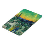 Vincent van Gogh - Moonlit Landschap met Paars Magneet (Linkerzijde)