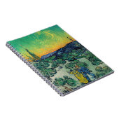 Vincent van Gogh - Moonlit Landschap met Paars Notitieboek (Rechterzijde)
