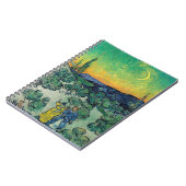 Vincent van Gogh - Moonlit Landschap met Paars Notitieboek (Linkerzijde)