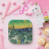 Vincent van Gogh - Moonlit Landschap met Paars Papieren Bordje (Feest)