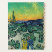 Vincent van Gogh - Moonlit Landschap met Paars Planner (Achterkant)