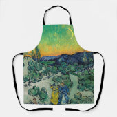 Vincent van Gogh - Moonlit Landschap met Paars Schort (Voorkant)