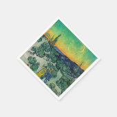 Vincent van Gogh - Moonlit Landschap met Paars Servet (Hoek)