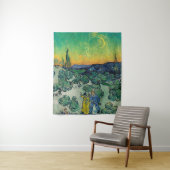 Vincent van Gogh - Moonlit Landschap met Paars Wandkleed (In situ)