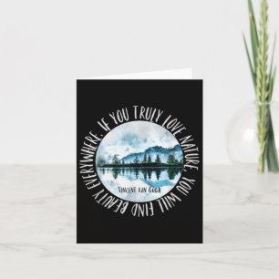 Vincent van Gogh Motivatie Inspirerend Natuur Kaart