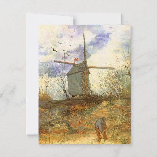 Vincent van Gogh - Moulin de la Galette, Molen (Voorkant)