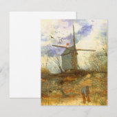 Vincent van Gogh - Moulin de la Galette, Molen (Voorkant / Achterkant)