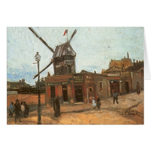 Vincent van Gogh - Moulin de la Galette, Molen (Voorkant Horizontaal)