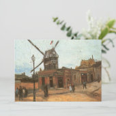 Vincent van Gogh - Moulin de la Galette, Molen (Staand voorkant)