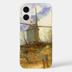 Vincent van Gogh - Moulin de la Galette, Molen iPhone 16 Hoesje