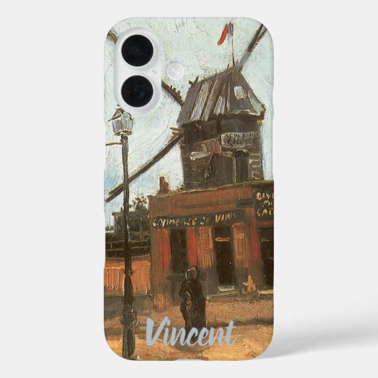 Vincent van Gogh - Moulin de la Galette, Molen Case-Mate iPhone Case (Achterkant)