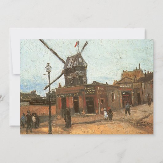 Vincent van Gogh - Moulin de la Galette, Windmolen (Voorkant)