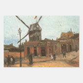 Vincent van Gogh - Moulin de la Galette, Windmolen Inpakpapier Vel (Voorkant 2)