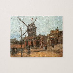 Vincent van Gogh - Moulin de la Galette, Windmolen Legpuzzel