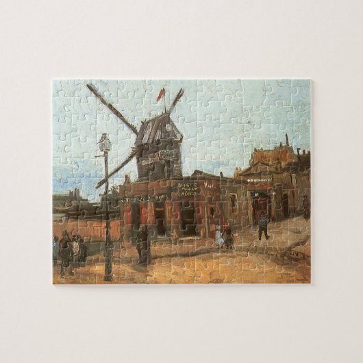 Vincent van Gogh - Moulin de la Galette, Windmolen Legpuzzel (Horizontaal)