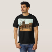 Vincent van Gogh - Moulin de la Galette, Windmolen T-shirt (Voorkant volledig)
