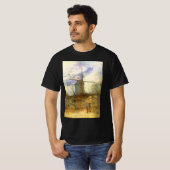 Vincent van Gogh - Moulin de la Galette, Windmolen T-shirt (Voorkant volledig)