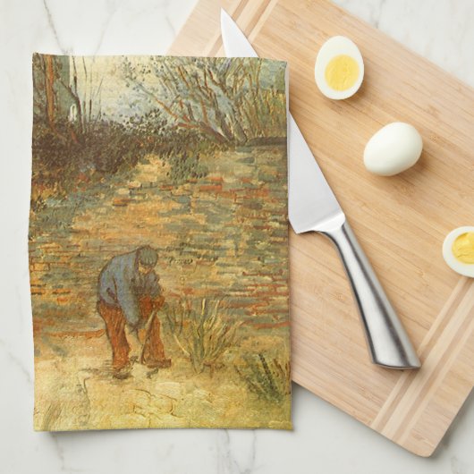 Vincent van Gogh - Moulin de la Galette, Windmolen Theedoek (Quarter Fold)