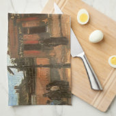 Vincent van Gogh - Moulin de la Galette, Windmolen Theedoek (Quarter Fold)