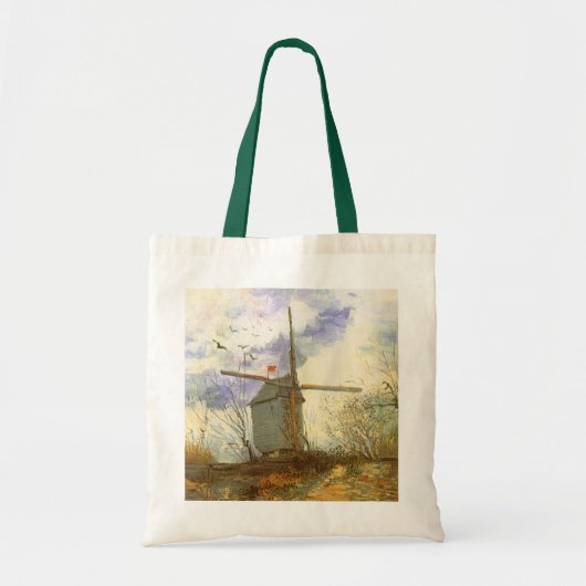 Vincent van Gogh - Moulin de la Galette, Windmolen Tote Bag (Voorkant)