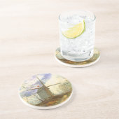 Vincent van Gogh - Moulin de la Galette, Windmolen Zandsteen Onderzetter (Zijkant)