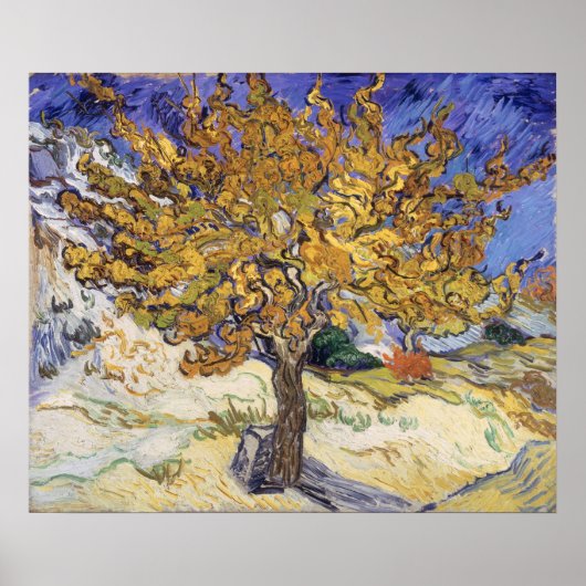 Vincent van Gogh | Mulberry Tree, 1889 Poster (Voorkant)