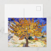 Vincent Van Gogh Mulberry Tree Fine Art Briefkaart (Voorkant / Achterkant)
