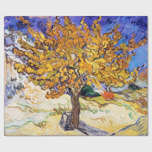 Vincent Van Gogh Mulberry Tree Fine Art Cadeaupapier (Vlak)