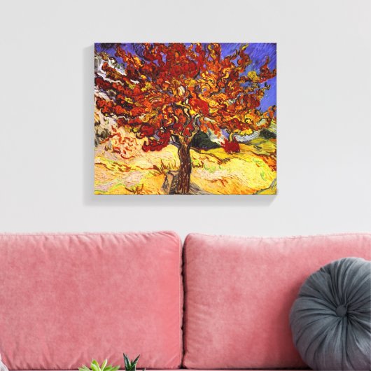 Vincent Van Gogh Mulberry Tree Fine Art Painting Canvas Afdruk (Insitu (Woonkamer))